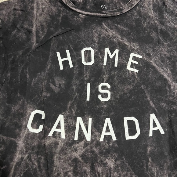 BNWT NEW Peace Collective black Dyed t-shirt size Large home is toronto - Picture 2 of 8